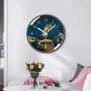 10 дюймов 25 см Креативные Персонализированные Настенные Часы Гостиная Простые Бесшумные Часы Современные Модные Легкие Роскошные Часы