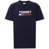 Унисекс хлопковая футболка TOMMY JEANS в американском стиле