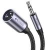 MOSWAG 3.5mm To XLR Cable, 3.5mm (Male) To 3.5mm (Male) Microphone Cable, Mini Jack Stereo To Canon Head Unbalanced Auxiliary Microphone Cable Compati