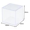 Minoru Cube Made In Japan Display Case Collection Case Figure Case Display Case Transparent Case Size X 12 (S Pieces, Clear)