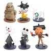 6Pcs/Set Anime Figure The Nightmare Before Christmas Jack Skellington Doll Action Figure Model Toys Gift