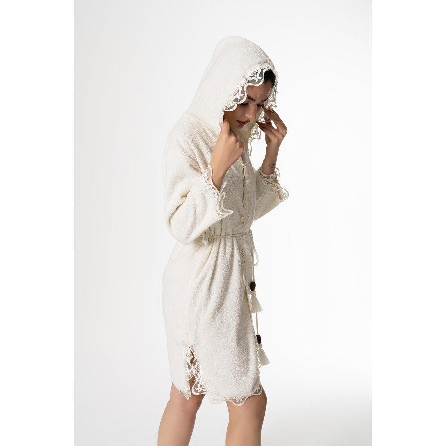 Женский комплект свадебных халатов из 4 предметов из 100% хлопка/полотенце Халат, полотенце, тапочки из полотенца