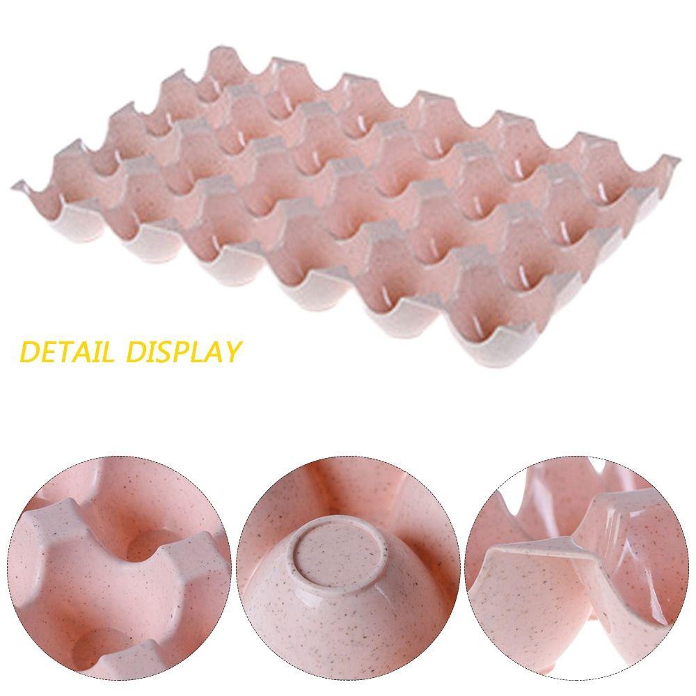 Ящик для хранения яиц большой емкости, диспенсер для яиц с 24/15 канавками для кухни, модный контейнер для яиц