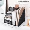 Desktop Metal File Rack Basket: Multi-layer Vertical Storage Box for Desk Management and Document Organization.