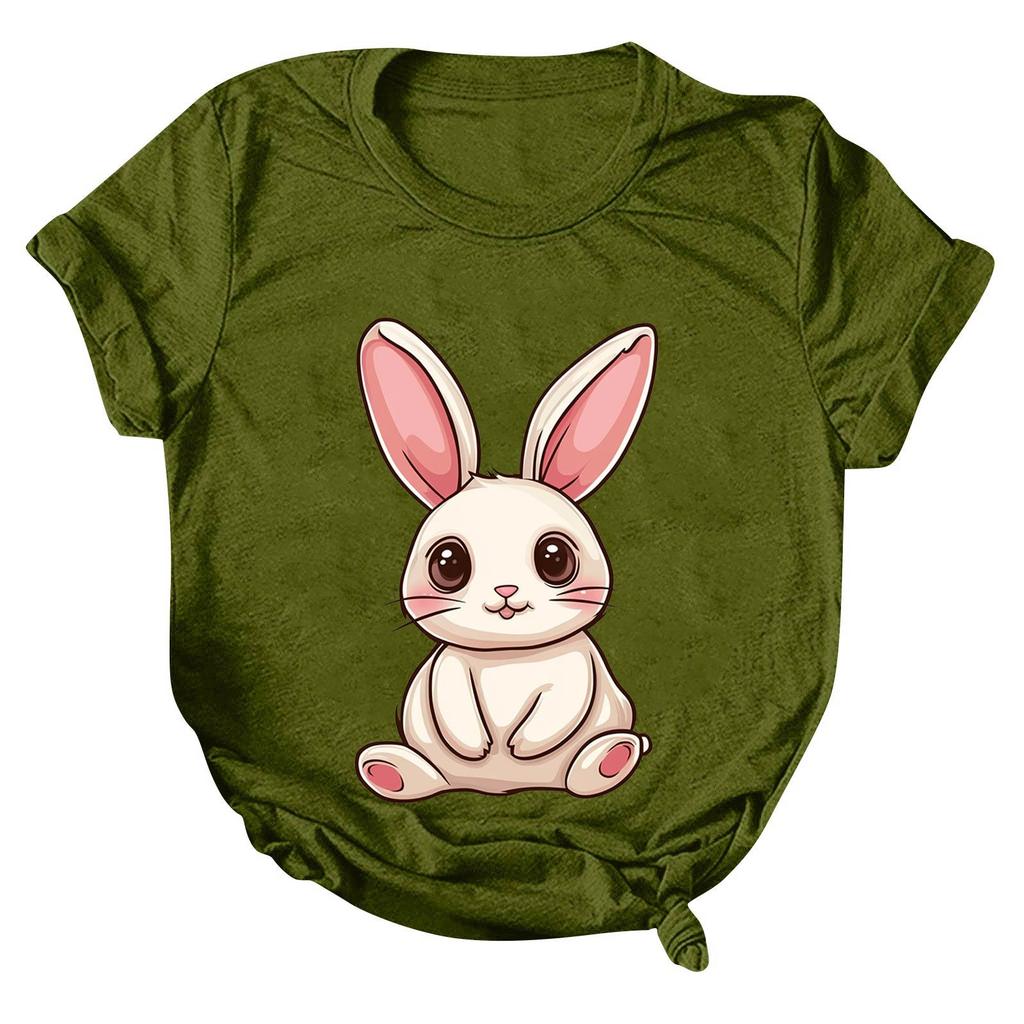 Женская модная повседневная футболка с круглым вырезом и принтом, пуловер с короткими рукавами, топ