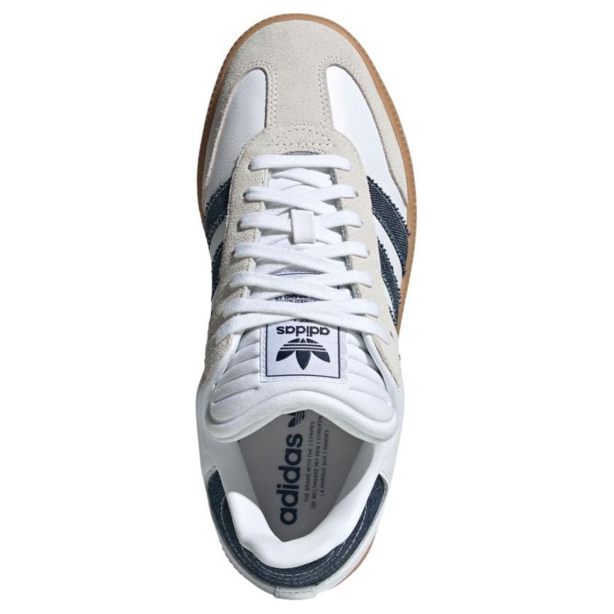 adidas Samba XLG White Night Indigo Denim Мужские кроссовки Cloud-White Core-White JQ7440