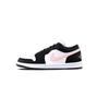 Air Jordan 1 Black Pink Toe Амортизация, Износостойкие Низкие Винтажные Баскетбольные Кроссовки Унисекс Черный Белый Розовый 553558-146(Команда425-)