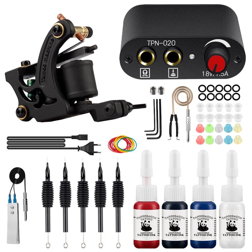 Набор тату-машинок PHOENIXY с иглами питания и чернилами для боди-арта
