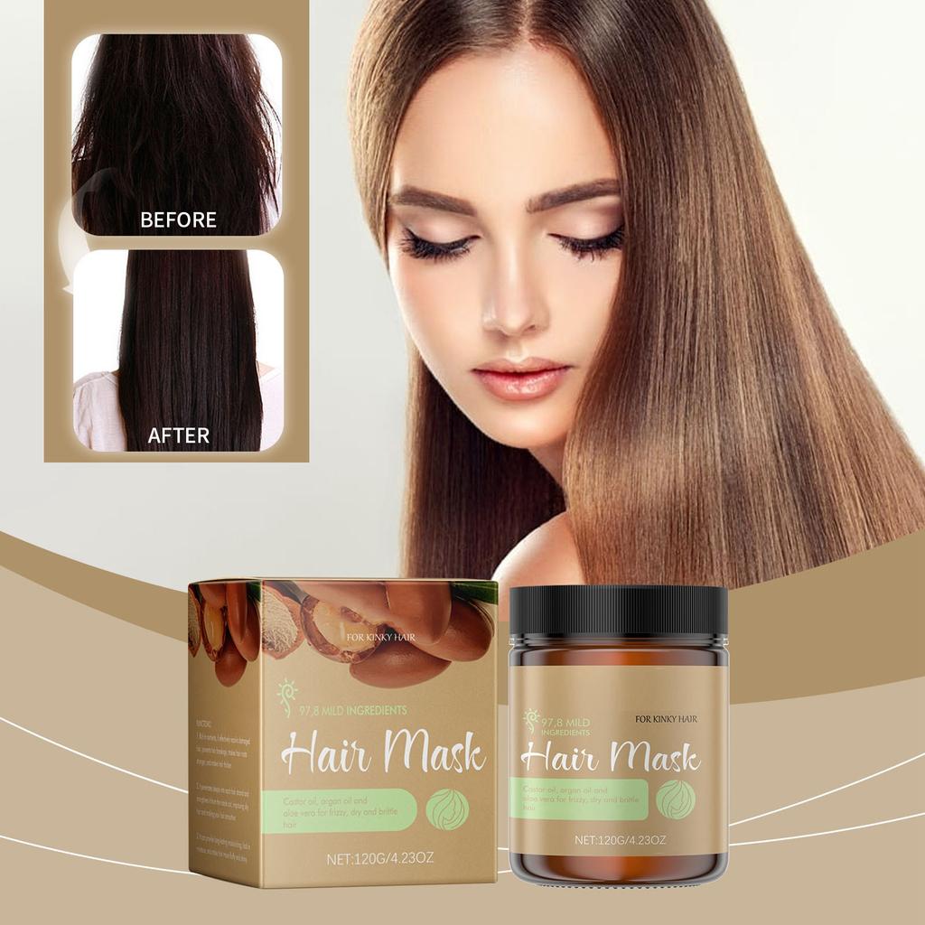 Repairing And Care Hair Mask Nourishes, Moisturizes, Repairs And Replenishes Hair, Smoothes The Hair And Increases Its Volume