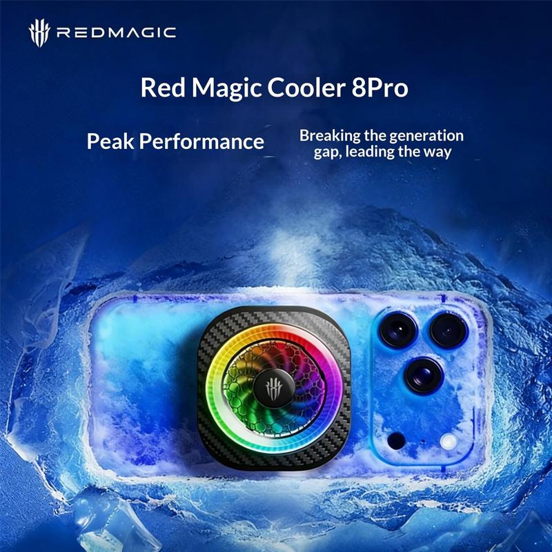 RedMagic 8Pro Магнитный Задний Зажим Охладитель Телефона Полупроводниковое Охлаждение Для Телефона Black Shark Flydigi Игровой Прямая Трансляция