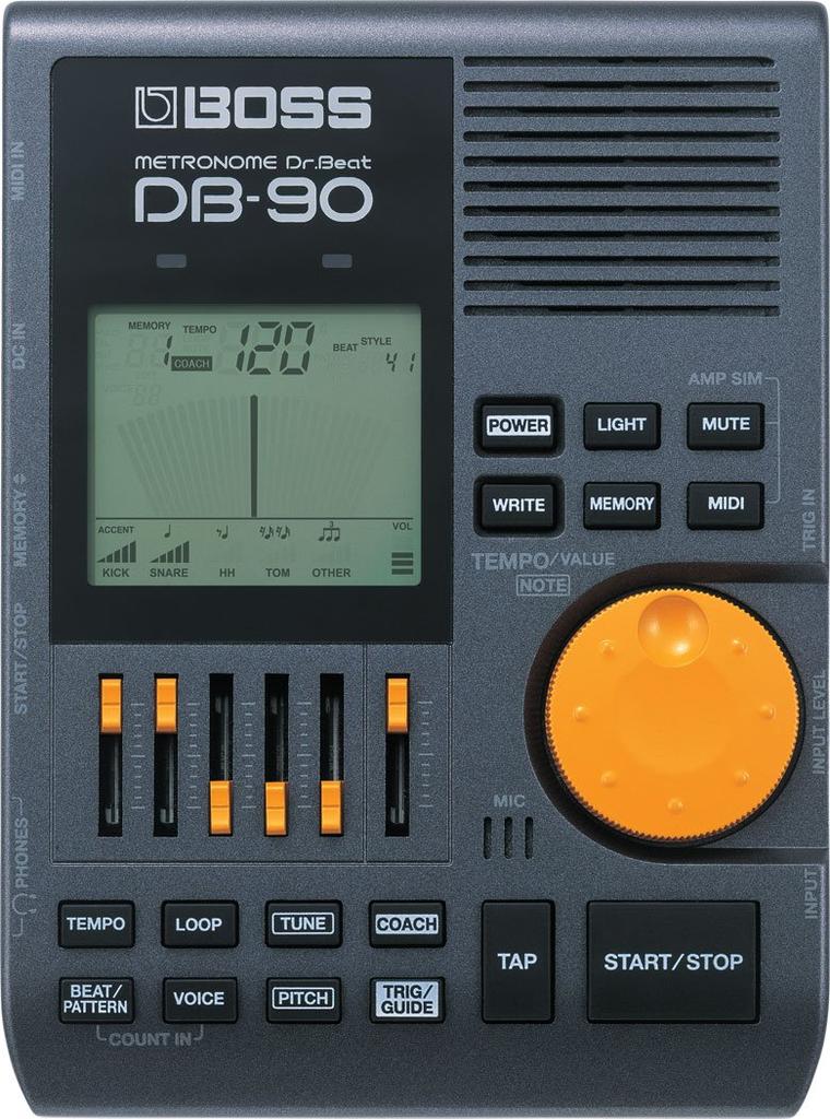 Метроном BOSS Beat с функцией тренировки ритма Для выступлений Тренировка темпа DB90 Dr. DB-90 - Барабаны/Инструменты Практика/Концерт - Практика, Барабаны/Бас