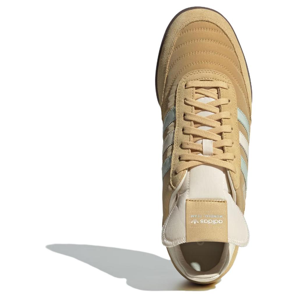Adidas Originals Mundial Team Comfortable Lightweight Durable Soccer Shoes Unisex Soccer Shoes Light-Brown JI3509