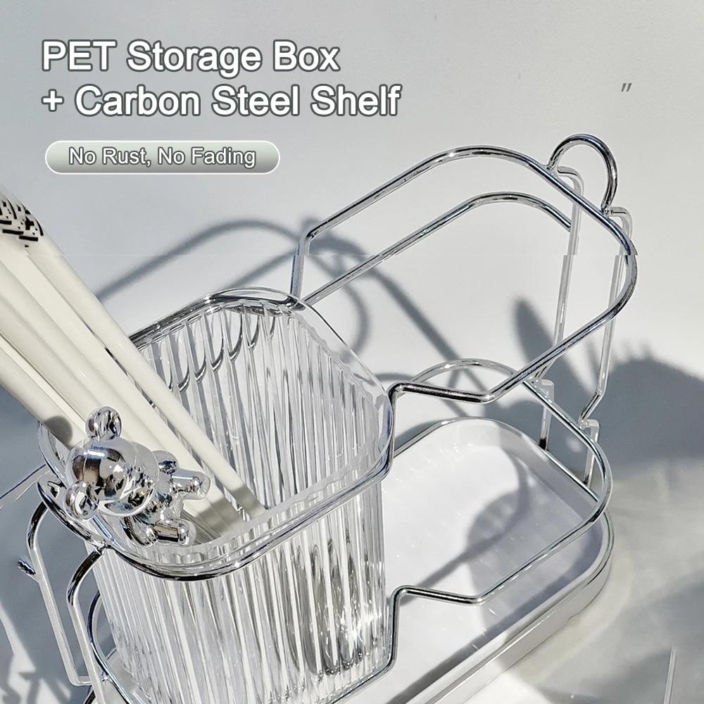 Kitchen Cutlery Organizer Chopstick Spoon Holder Utensil Drying Rack Kitchen Storage Holder