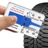 Tire Depth Ruler, Tire Groove Depth Measuring Device, ABS Pocket Size, Compatible with Cars,