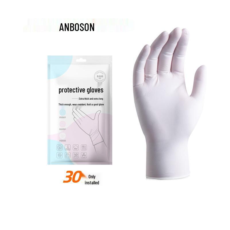 9-Inch Unisex Disposable Nitrile Gloves for Dishwashing and Kitchen Cleaning