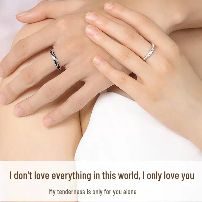 Sterling Silver Bird & Blue Gum Couples Rings: A Unique Christmas Gift for Women & Men.