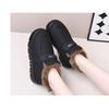 Winter Fleece Wool Fashionable Cotton Shoes, Comfortable Thick Soled Snow Boots for Women, Autumn Warm and Cold Resistant Cotton Boots