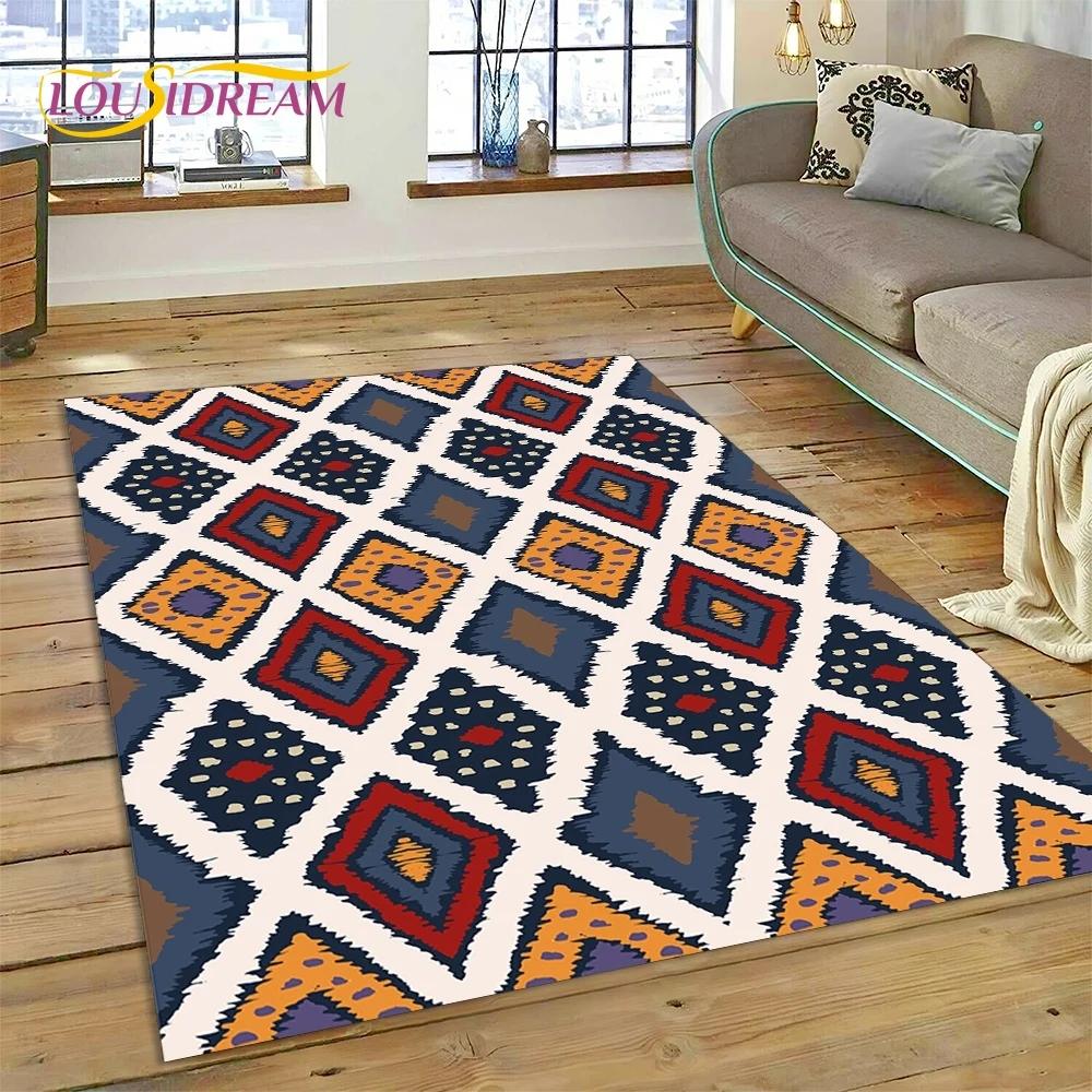 Последний скандинавский турецкий ковер в стиле Богемия Кельт для гостиной, спальни, домашнего декора, напольный коврик, нескользящее украшение для дивана, коврик для двери
