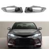 Для Toyota Camry ABS Хромированная передняя противотуманная фара, крышка лампы, отделка противотуманной фары, декоративная рамка, стиль A