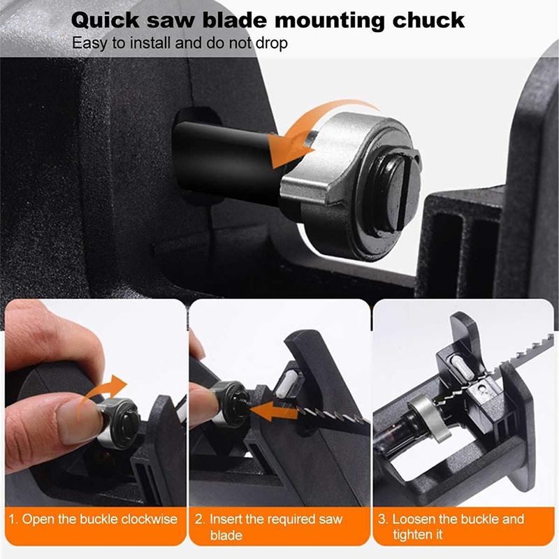 Электрическая дрель, лобзик, разъем для резки древесины, электрическая дрель, сабельная пила с преобразователем, преобразование криволинейной пилы