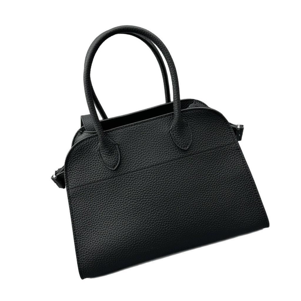 Classic Margaux 10-Inch Handbag First-Layer Cowhide Tote Bag Simple And Versatile Single Shoulder Diagonal Span Bag