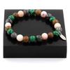 Bracelet - A Bijoux - Rose Opal - Labradorite - Malachite - Wood 8 Mm