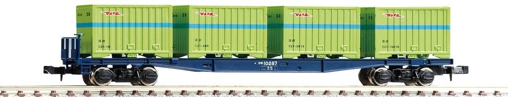 TOMYTEC TOMIX Масштаб N Грузовой вагон Koki 10000 с контейнерами 2756 модель железной дороги