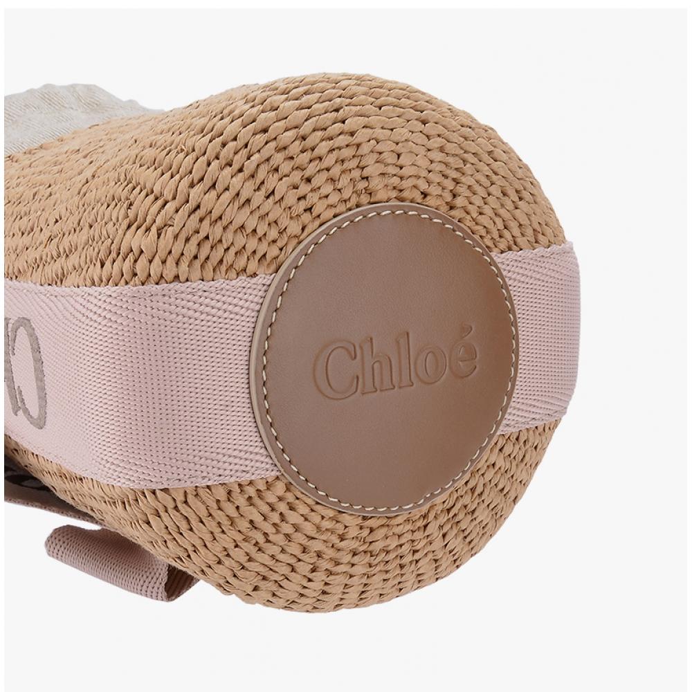 Chloe Woody Small Basket Bucket Shoulder Bag Chc23as381l18