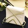 Standing Metal Tissue Holder Geometric Heavy Duty Iron Dining Table Paper Towel Napkin Clip Dispenser Organizer Home Hotel Kitchen Supplies