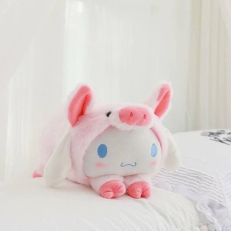 Мультяшная Девочка Сердце Собака с Большими Ушами Превращающийся Кролик Чехол для Коробки с Салфетками Подвесной Чехол для Салфеток в Автомобиль Подушка для Сна