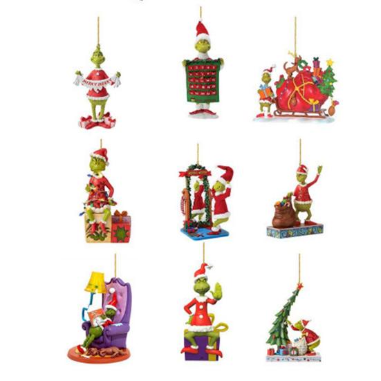 Рождественский Адвент-календарь 2024 24 шт. Фигурки зеленых эльфов Рождественский календарь обратного отсчета Мультфильм