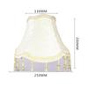 Абажур для настольной лампы в европейском стиле, тканевый, прикроватный, настенный светильник, абажуры, бахрома, бусины, декоративный чехол для настольной лампы E27