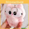 Pink Plush Garfield Keychain Stuffed Animal Doll Pendant For Decoration Kids
