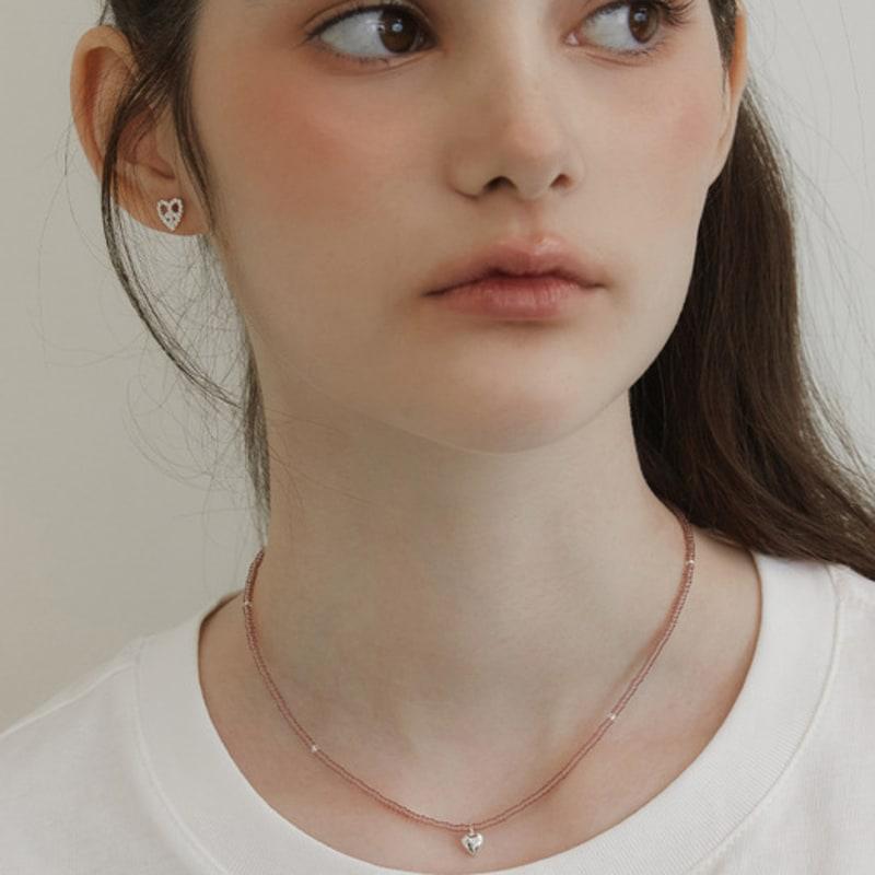 TATIANA (925 Silver) Love Some Bead Necklace NZ2449