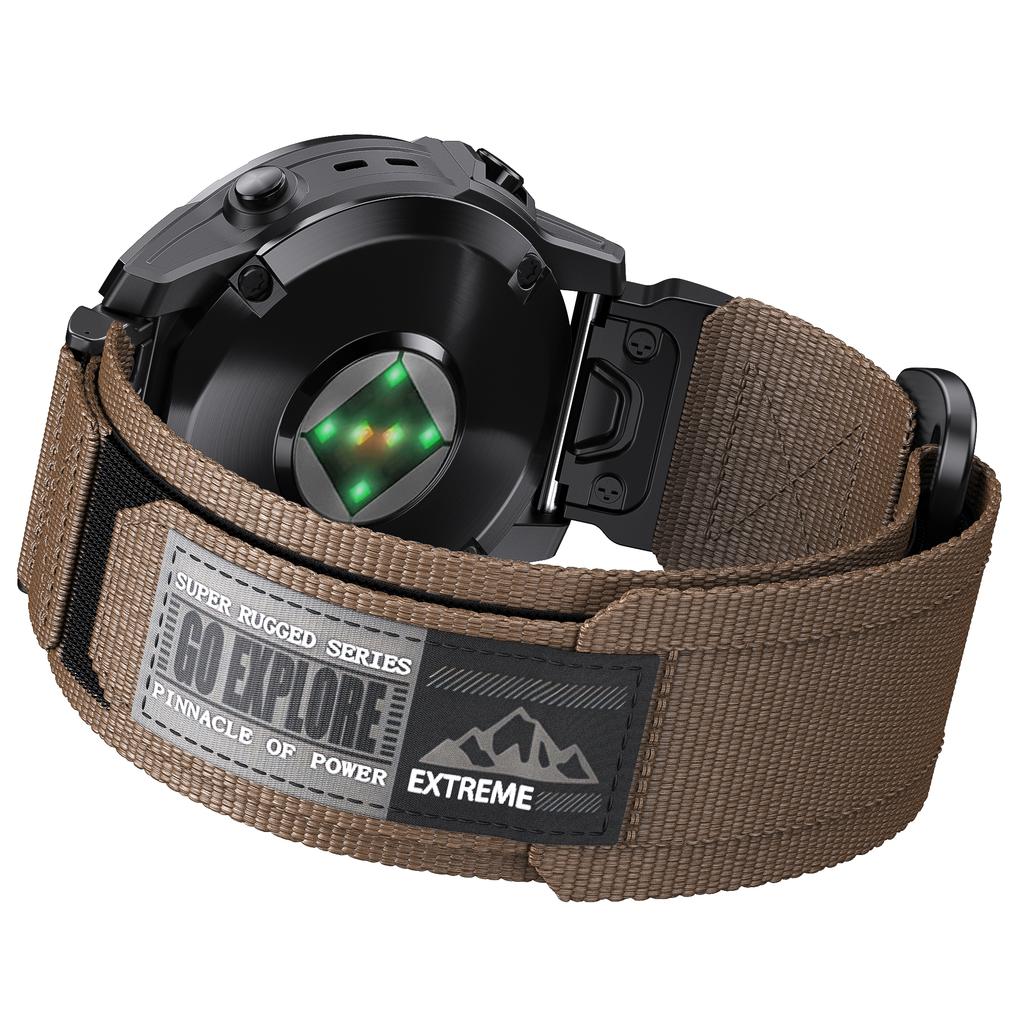 Ремешок QuickFit 22 мм 26 мм для часов Garmin Fenix 8 7 7X 6 6X 5X Plus/Epix Pro Gen 2 47 мм 51 мм/Tactix 7/Enduro 3 Плетеный нейлоновый ремешок