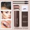 Makeup Instant Eyebrow Powder Stick, Anti-sweat Long-lasting Makeup, Stamped Eyebrow Cream Set