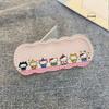 Hello Kitty Portable Folding Stand - Mini Metal Leather Sticker for Students and Women