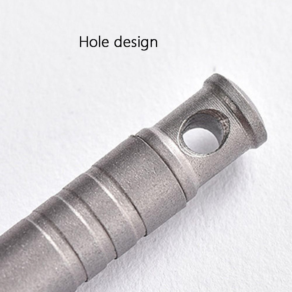 Portable Emergency Whistle with Cord Titanium Whistle Pendant Camping Whistle  Outdoor Survival