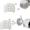 Outdoor Use Metal Outdoor Wall Bracket Wall-mounted White Camera Support Corner Mounting Bracket for S340 Eufy S340 Eufy