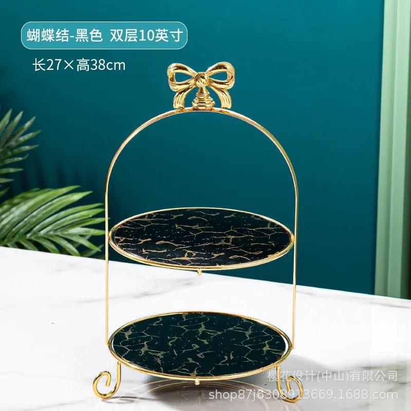 Многослойная подставка для торта из мраморного стекла, десертная тарелка, блюдо для димсамов, форма для торта, поднос для закусок, тарелки для суши, фруктовая тарелка, подставка для демонстрации