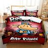 3D Print Comics DOG MAN Bedding Set Single Twin Double Queen King Cal King Size Bed Linen Set