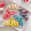 Hair Claw Clip Wavy Candy Color Non Slip Strong Hold Elegant Large Women Long Thick Thin Curly Hair Clamp Fashion Hair Accessories