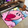 Kawaii Kirby Rainbow Adventure Carpet For Playroom Bedroom Living Room Sofa Home Decorkids Game Area Rug Nonslip Floor Mat