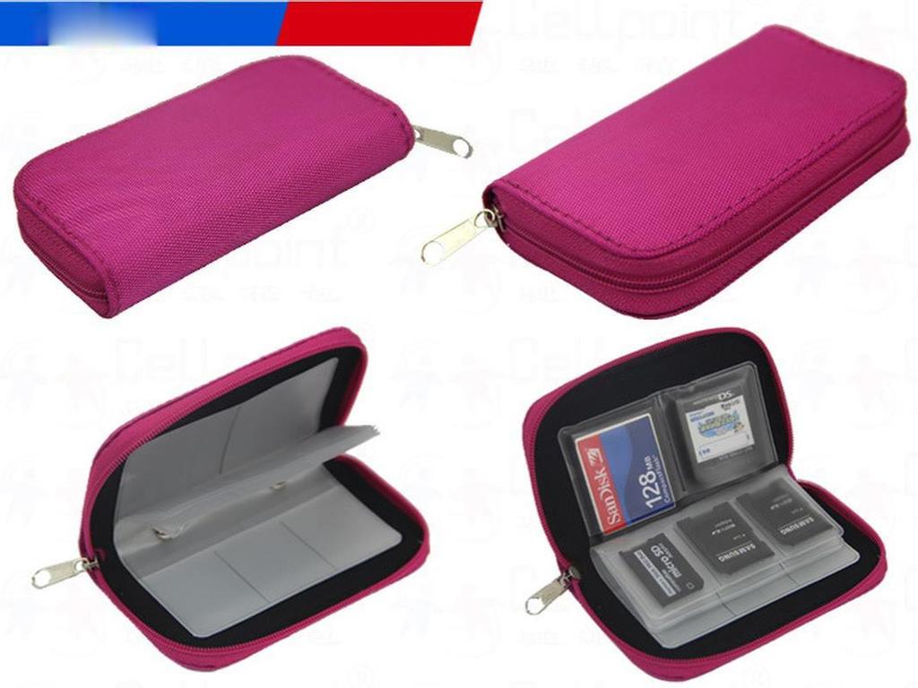 Memory Card Storage Bag Carrying Case Holder Wallet 22 Slots for Game Accessories Memory Card Box