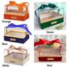 Transparent Wedding Hand Gift Box Wedding Light Luxury Acrylic Bow Present Box Valentine's Day Gift Box