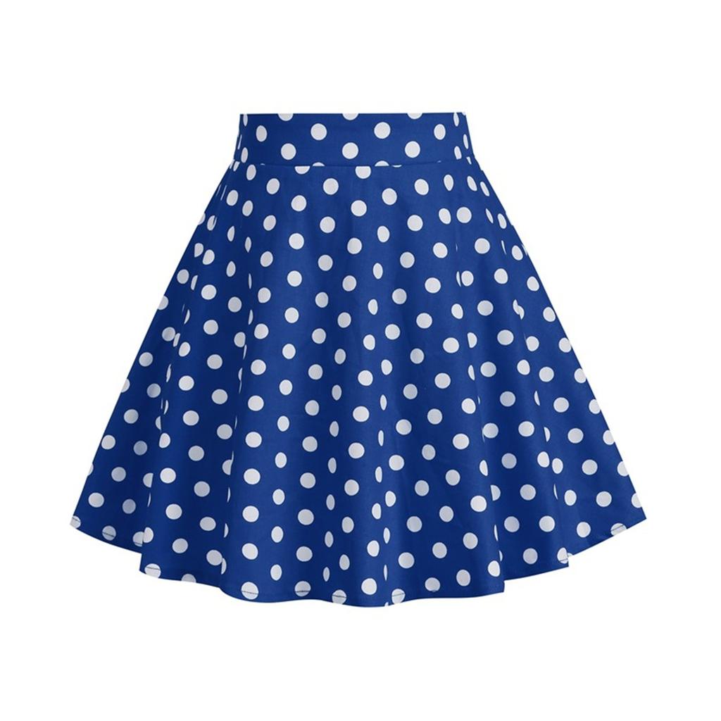 Summer Children Dot Print Vintage Children's Clothing Girls Skirt