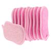 Uxcell Multipurpose Kitchen Dish Sponge Microfiber Sponge Scouring Pad Sponge Scrub for Dishwashing Kitchen Cleaning Pink 10pcs Scrubber, Non-Scratch