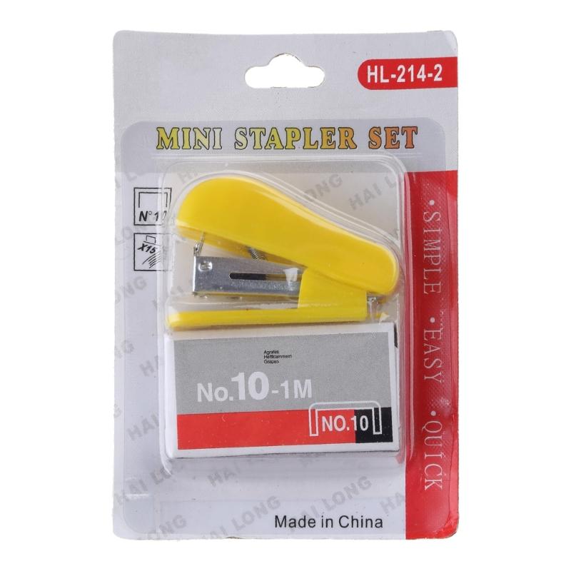 Small Stapler with 10# Staple Pocket Stapler with Staple Remover 20 Sheet Capacity for Student Teacher Office School