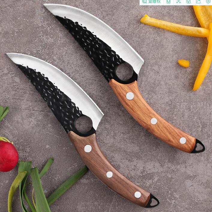 Кухонный нож для мясника, нож для обвалки мяса, нож ручной работы из нержавеющей стали, кованый нож для рыбалки, шеф-повара, охотничий резак Huusk