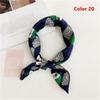 Gifts Women Small Vintage Square Scarf Silk Feel Satin Head Neck Hair Tie Band